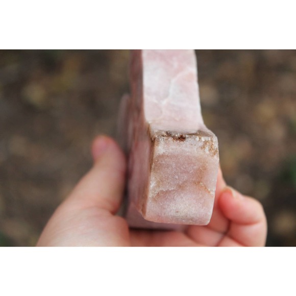 Pink Amethyst Cactus Shaped Stone - Picture 7 of 10